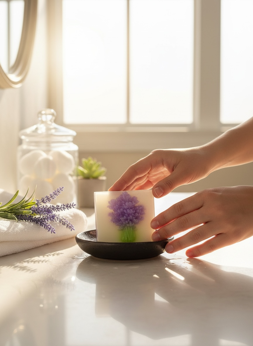 Lavender Garden embed soap